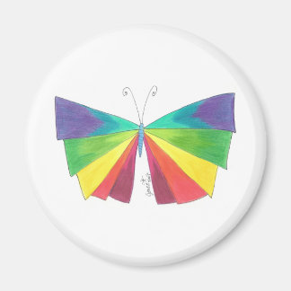 Butteryfly regnbåge magnet