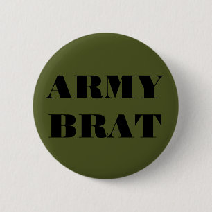 Button Army Brat Knapp