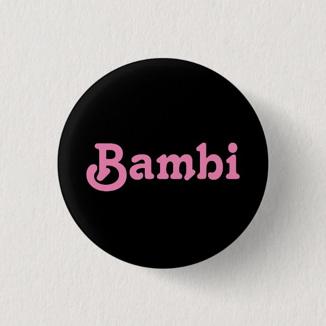 Button Bambi Knapp (Framsida)