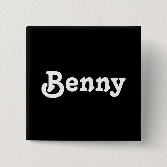 Button Benny Knapp (Framsida)