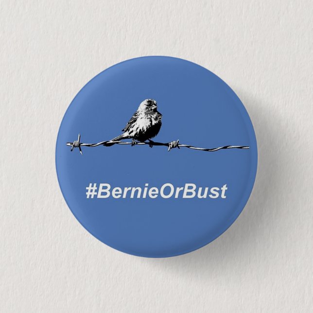 Button Bernie eller Bust Knapp (Framsida)