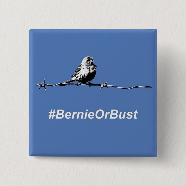 Button Bernie eller Bust Knapp (Framsida)