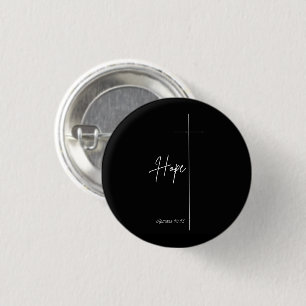 Button Bible-citat - Hope Knapp