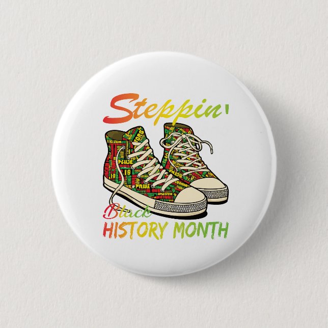 Button-Black History Month Button Set Knapp (Framsida)