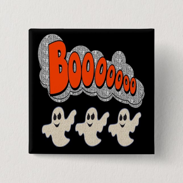Button Boo Spöken Knapp (Framsida)