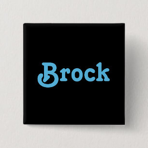 Button Brock Knapp
