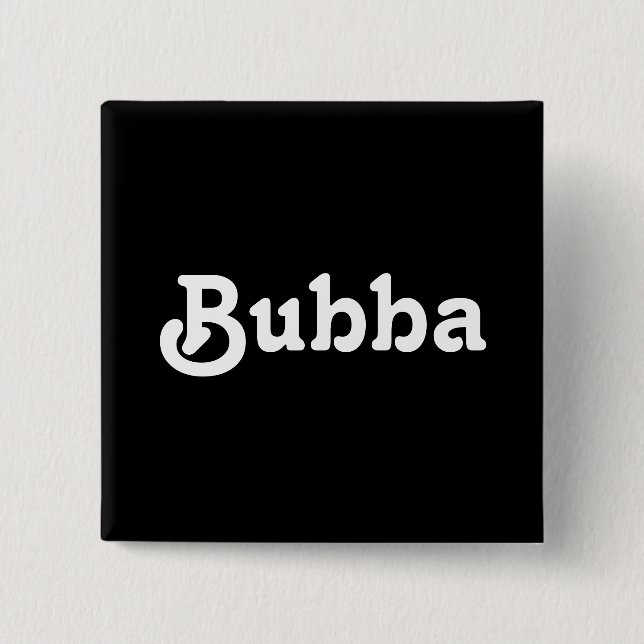 Button Bubba Knapp (Framsida)