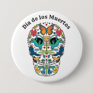 Button Celebrating Day of the dead Knapp