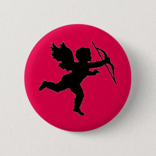 Button Cupid Black Knapp