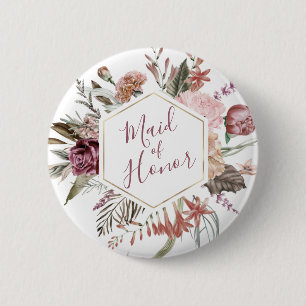 Button Dusty Ro Maid of honor Knapp