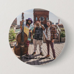 Button - Emmet Cohen Trio 2022Jazz Knapp