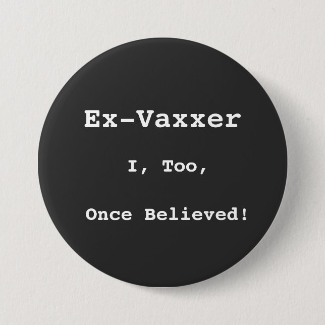 Button, Ex-Vaxxer Knapp (Framsida)