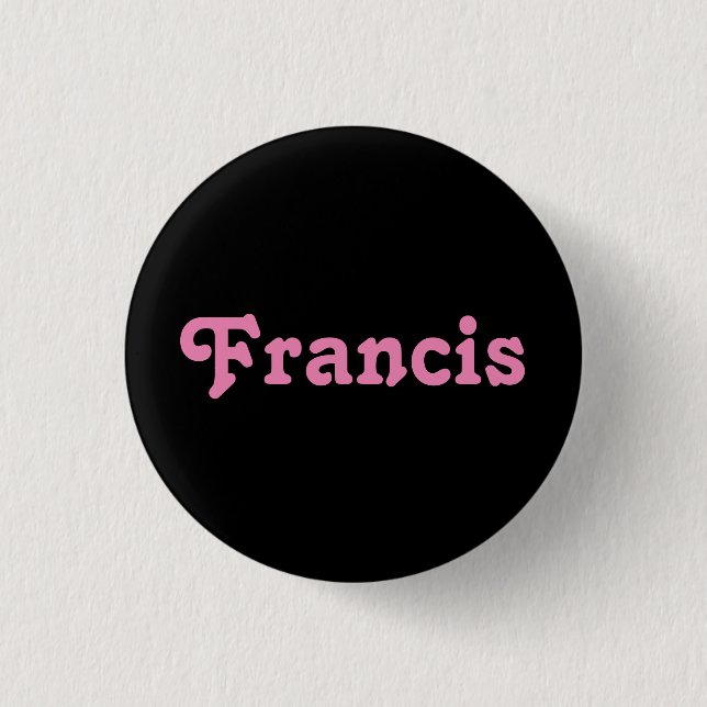 Button Francis Knapp (Framsida)