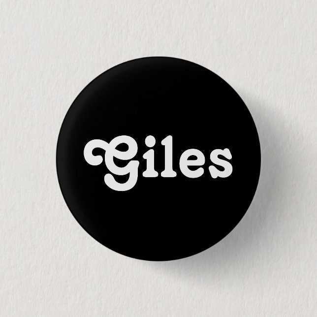 Button Giles Knapp (Framsida)