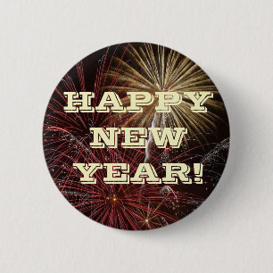Button Gott nytt år Knapp