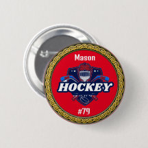 Button Hockey Gear - Personlig -Add Namn #