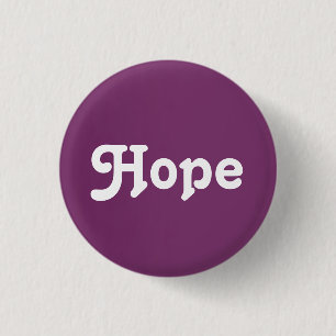Button Hope Knapp