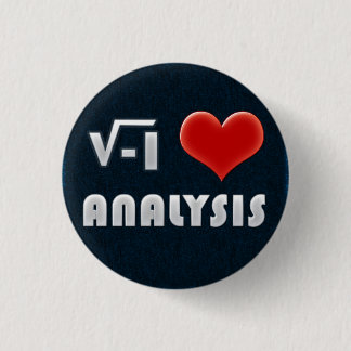 Button I LOVE ANALYSIS Knapp