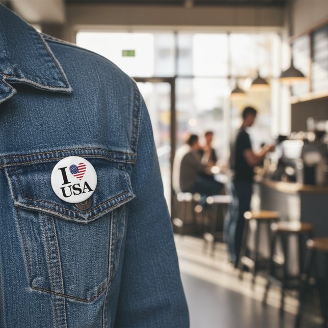 Button "I ❤️ USA" Påstående Knapp ("I ❤️ USA" Statement Button)
