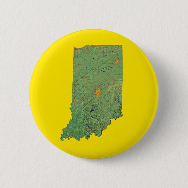 Button Indiana Karta Knapp (Framsida)