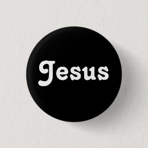 Button Jesus Knapp