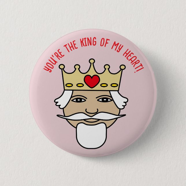 Button king of my heart knapp (Framsida)