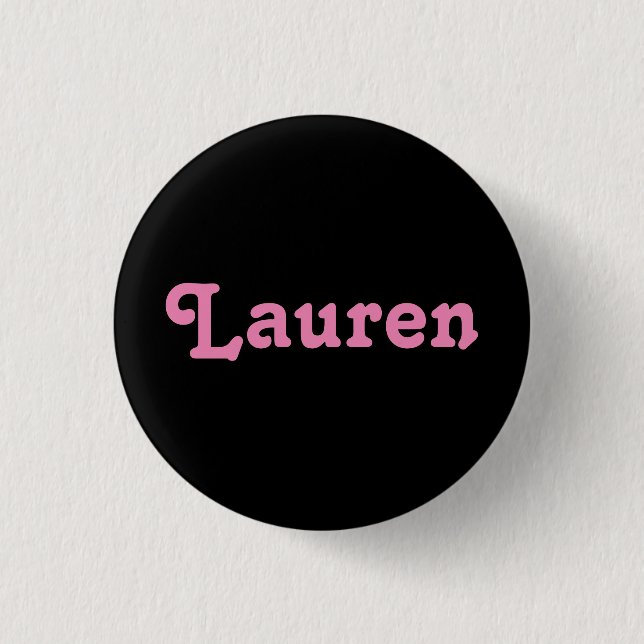 Button Lauren Knapp (Framsida)