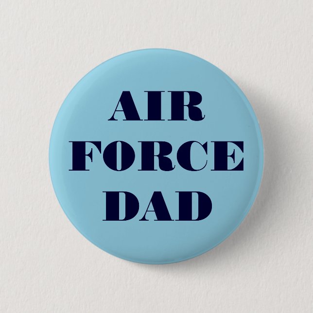 Button Luft Force Pappa Knapp (Framsida)