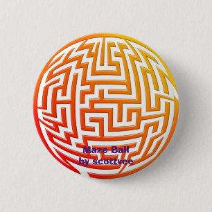 Button - Maze Boll Knapp