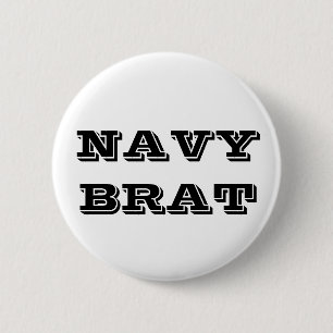 Button Navy Brat Knapp