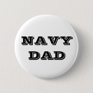 Button Navy Pappa Knapp