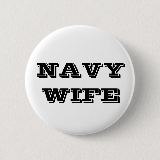 Button Navy Wife Knapp (Framsida)