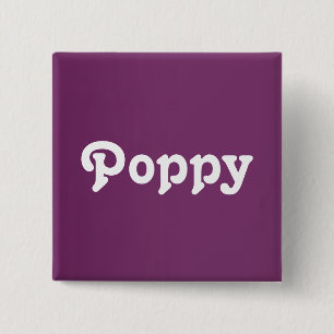 Button Poppy Knapp
