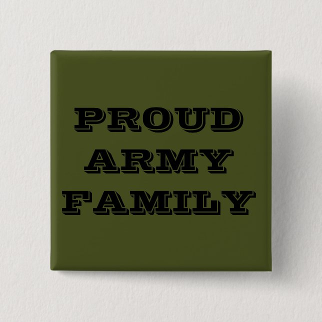 Button Proud Army-familjen Knapp (Framsida)