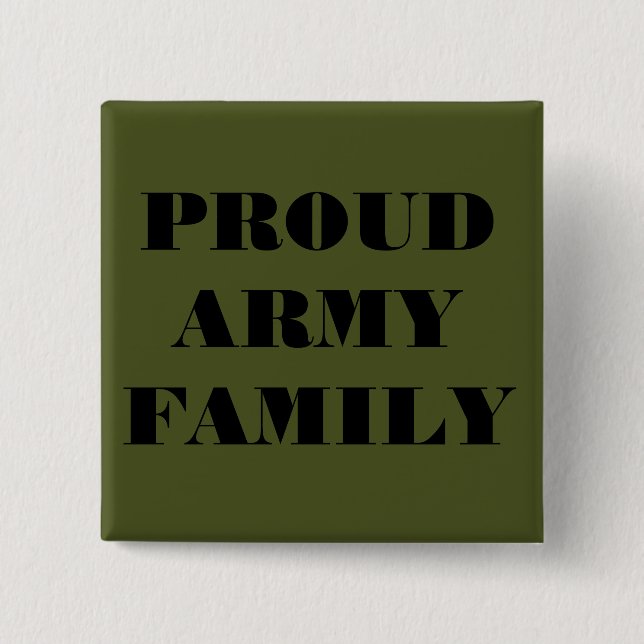 Button Proud Army-familjen Knapp (Framsida)