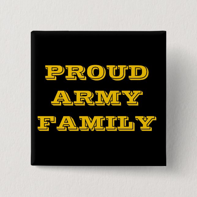 Button Proud Army-familjen Knapp (Framsida)