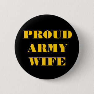 Button Proud Army-fru Knapp