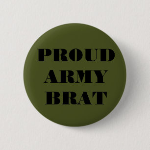 Button Proud Army Knapp