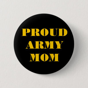Button Proud Army Mamma Knapp