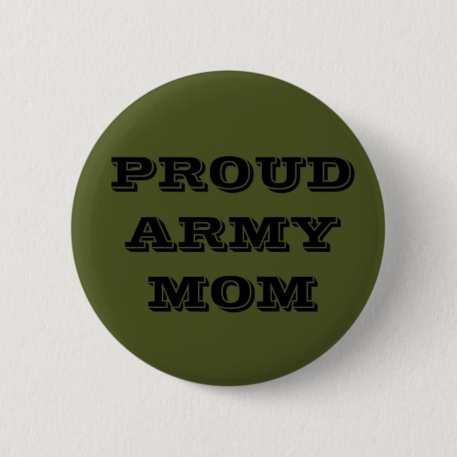 Button Proud Army Mamma Knapp (Framsida)