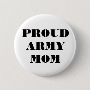 Button Proud Army Mamma Knapp