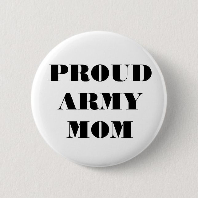 Button Proud Army Mamma Knapp (Framsida)