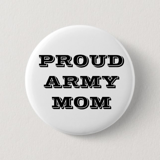 Button Proud Army Mamma Knapp (Framsida)