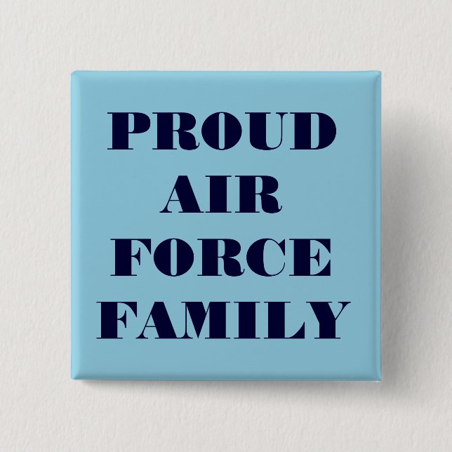 Button Proud Luft Force-familjen Knapp (Framsida)