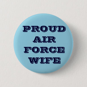 Button Proud Luft Force-frun Knapp