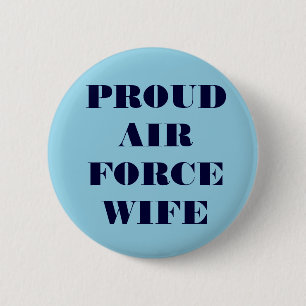 Button Proud Luft Force-frun Knapp