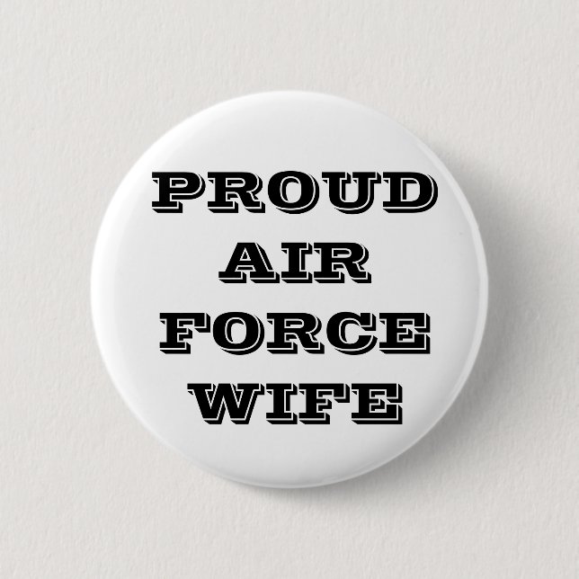 Button Proud Luft Force-frun Knapp (Framsida)