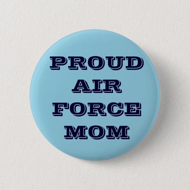 Button Proud Luft Force Mamma Knapp (Framsida)