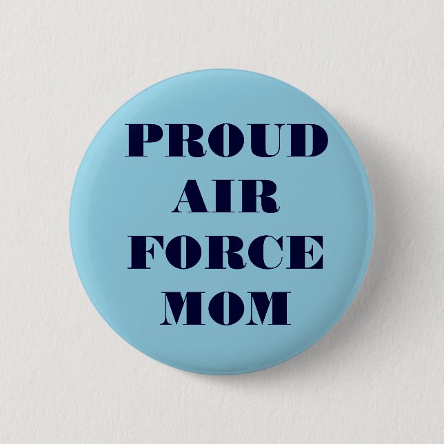 Button Proud Luft Force Mamma Knapp (Framsida)