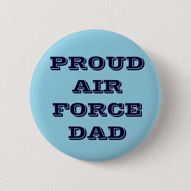 Button Proud Luft Force Pappa Knapp (Framsida)
